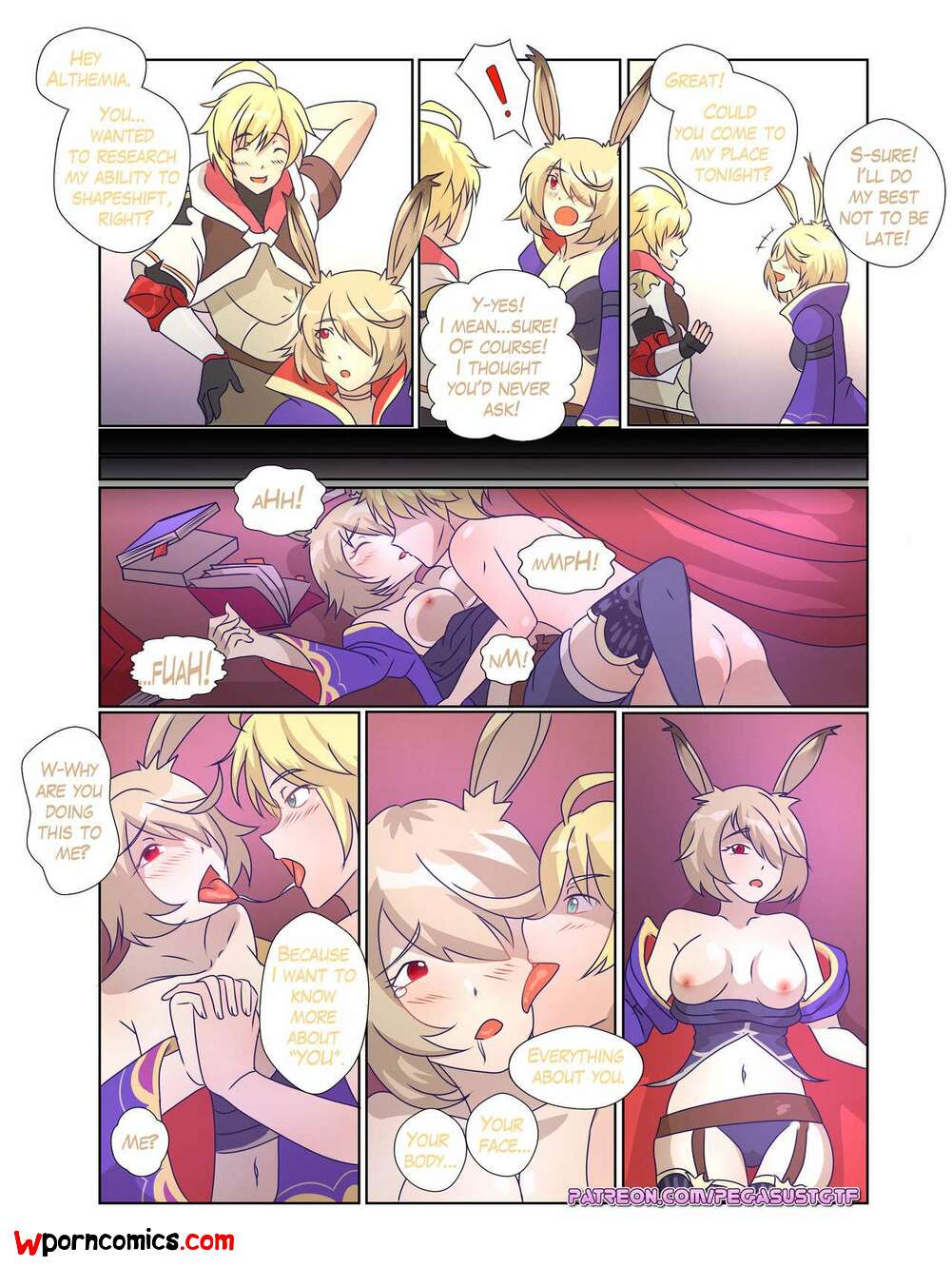 Porn comic Dragalia Lost. PegasusTGTF