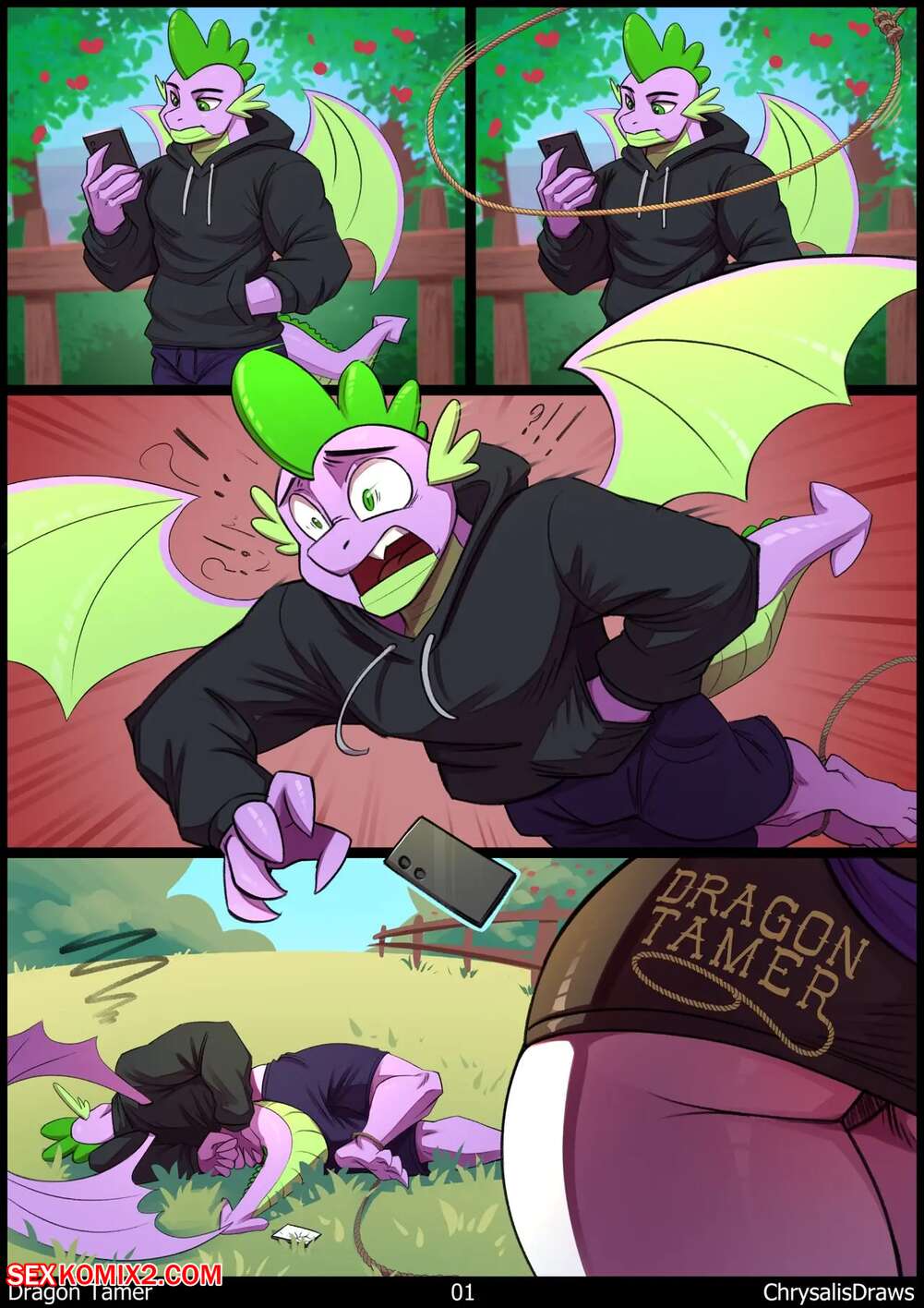 Porn comic Dragon Tamer. TastyNoods