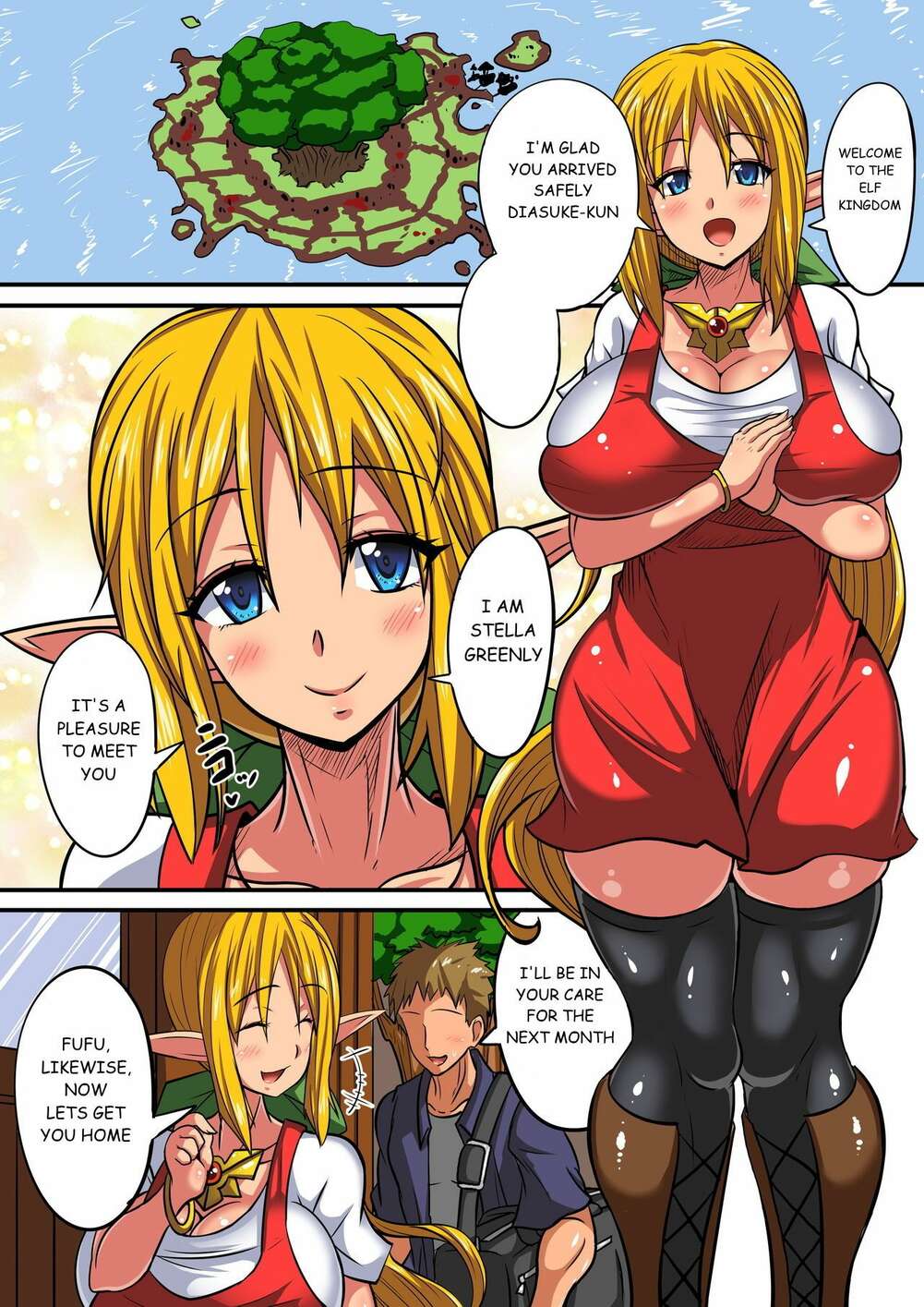 Hentai Female Elf Comic