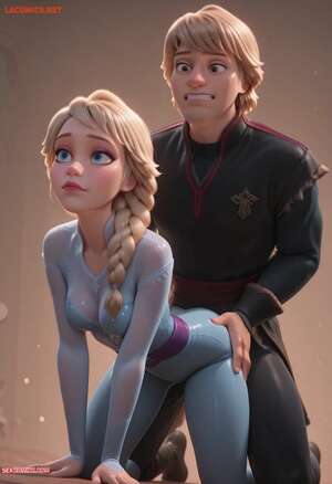 Porn comic Elsa x Kristoff. Scarlet Meow