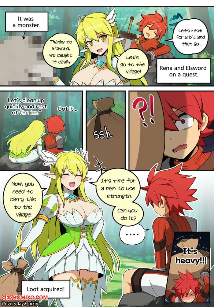 Porn comic Elswordick. Elsword. Everyday2