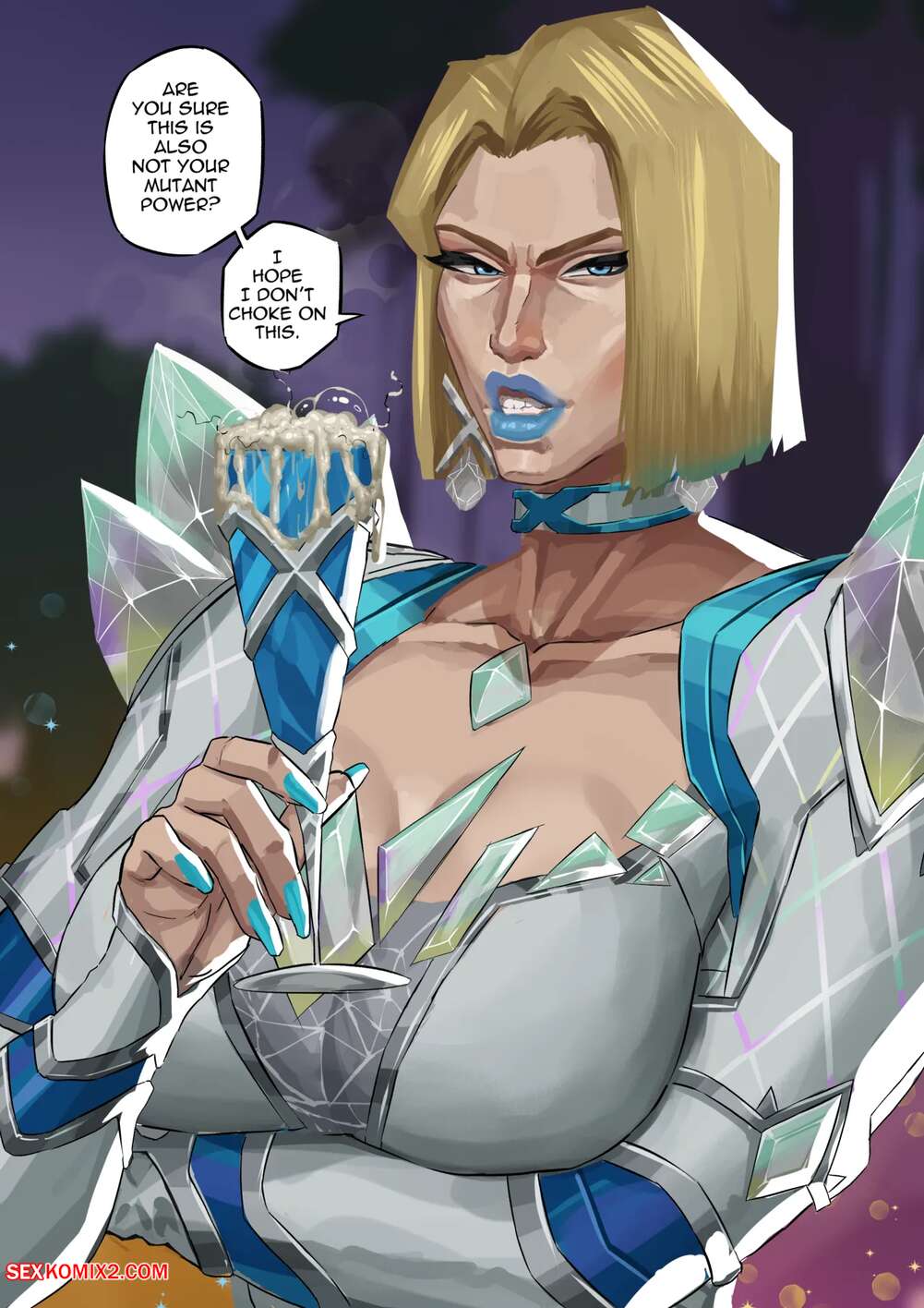 Porn comic Emma Frost. Marvel Rivals. Cyberboi
