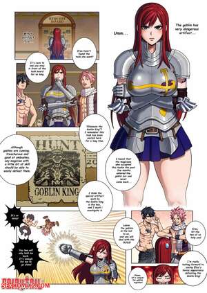 Porn comic Fairy Tail. Erza Scarlet. Asa Yohoki
