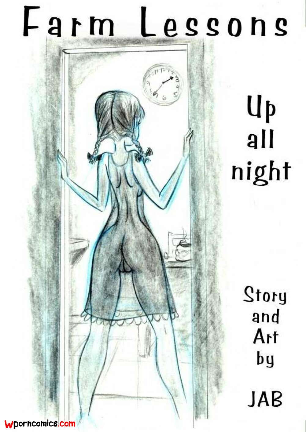Porn comic Farm Lessons. Up All Night. Chapter 4. JABComix.