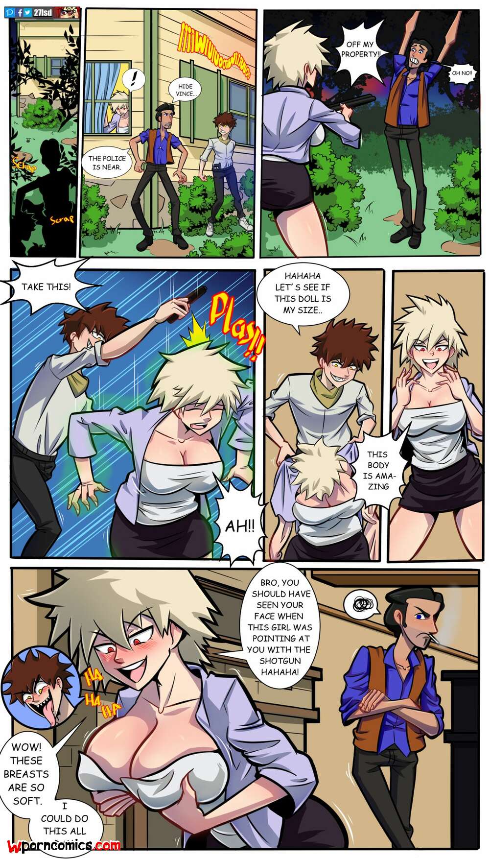 Porn comic Farm Safe House. My Hero Academia