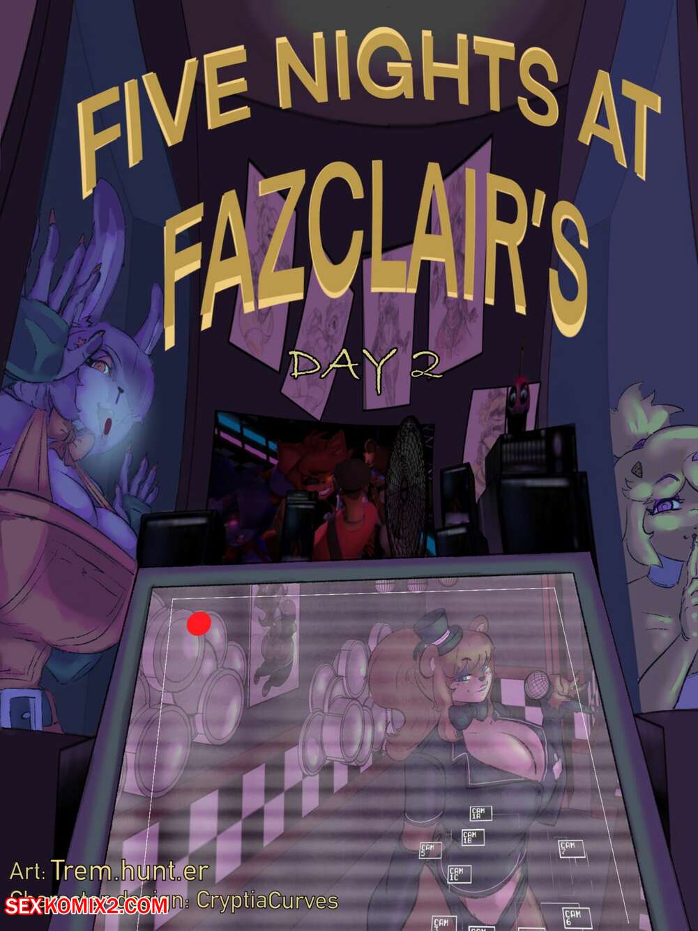 Porn comic Five night at Fazclairs. Day 2. FNAF. Gryvvath