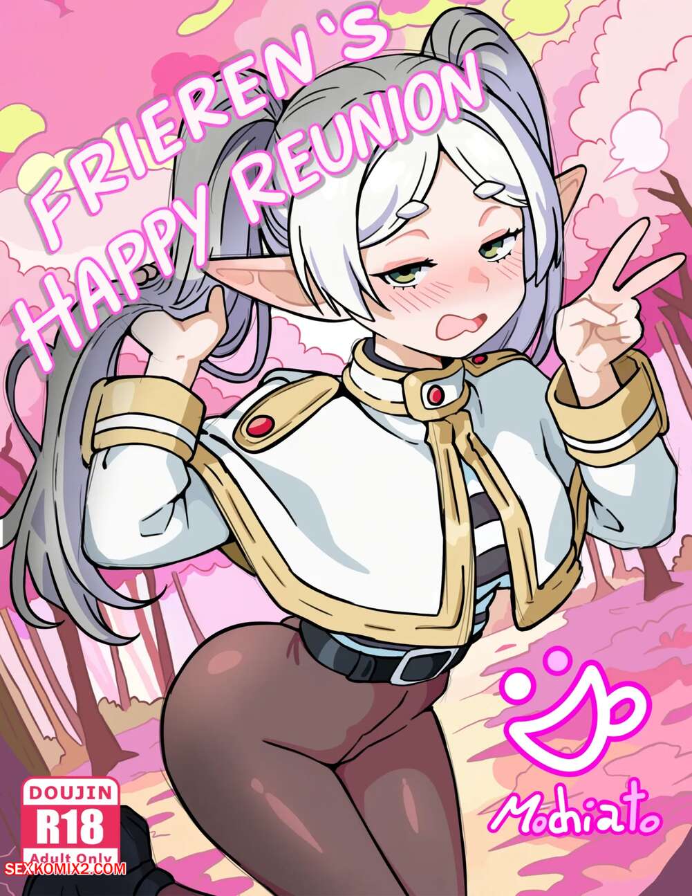 Porn comic Frierens happy Reunion with Himmel. Mochiato