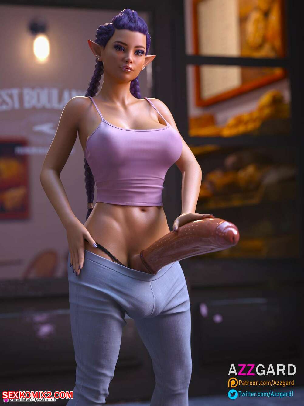 Porn comic From Rafi with love. Azzgard