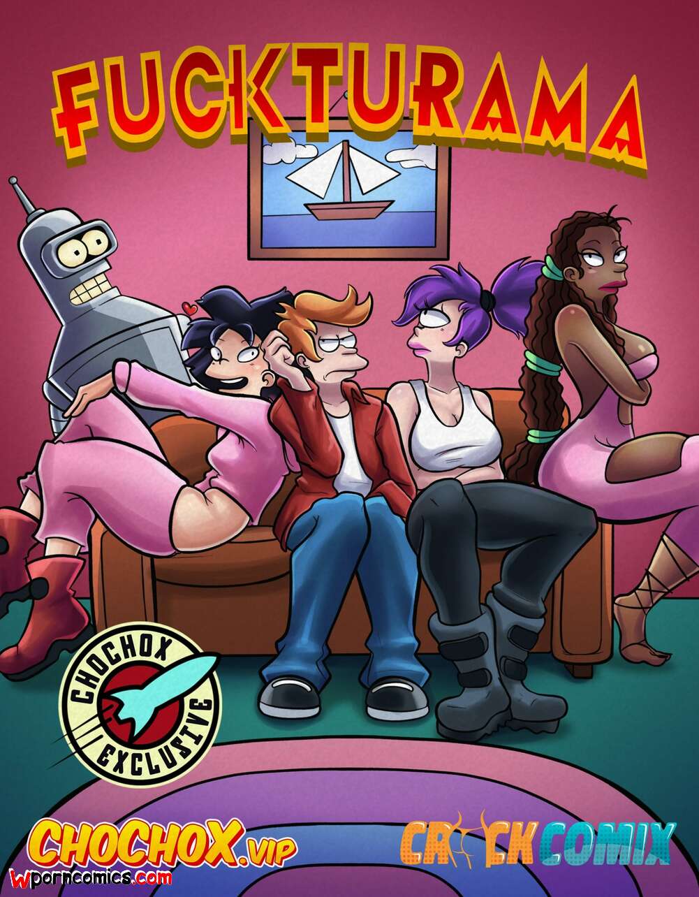 Porn comic Fuckturama. ChoChoX