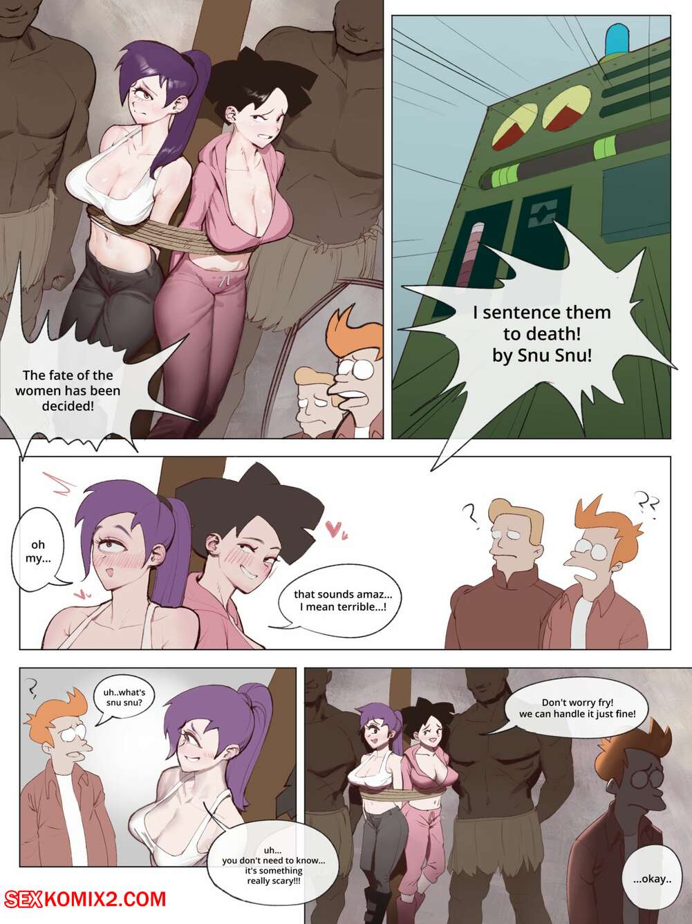 Porn comic Futurama. blacked snu snu. wjs07