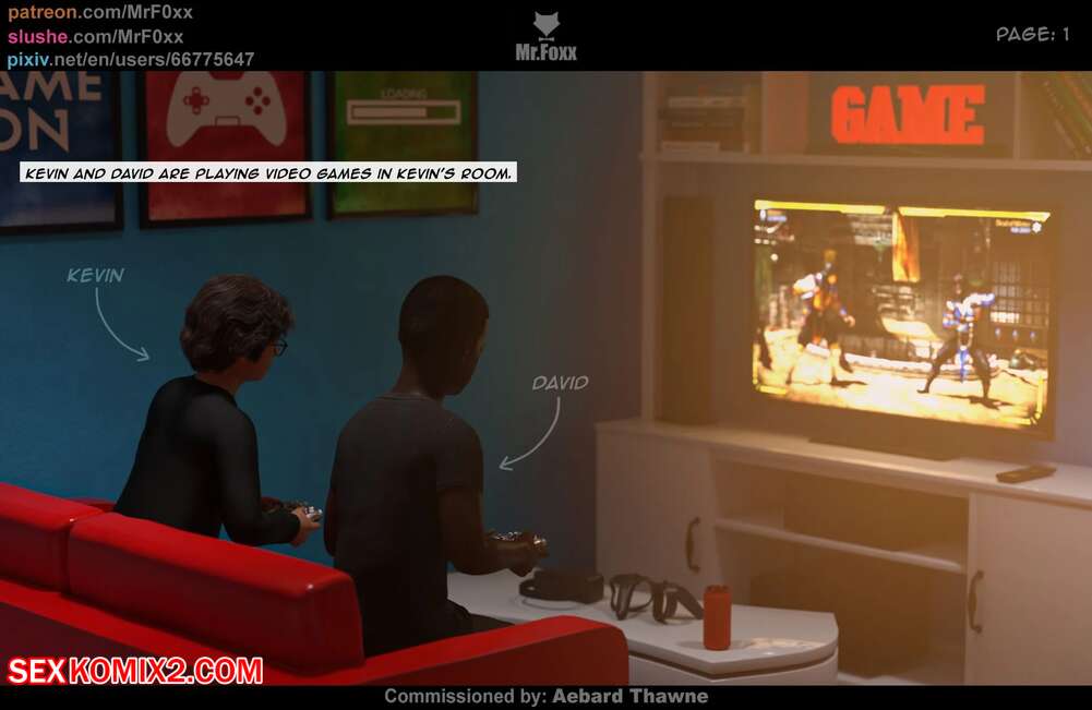Porn comic Game Over. Chapter 1. Mr.FOXX.
