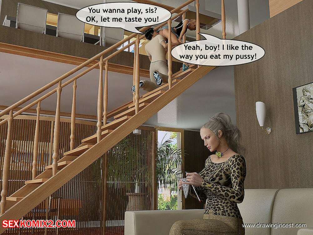 Porn comic Grandmas lesson of fucking. Drawingincest.