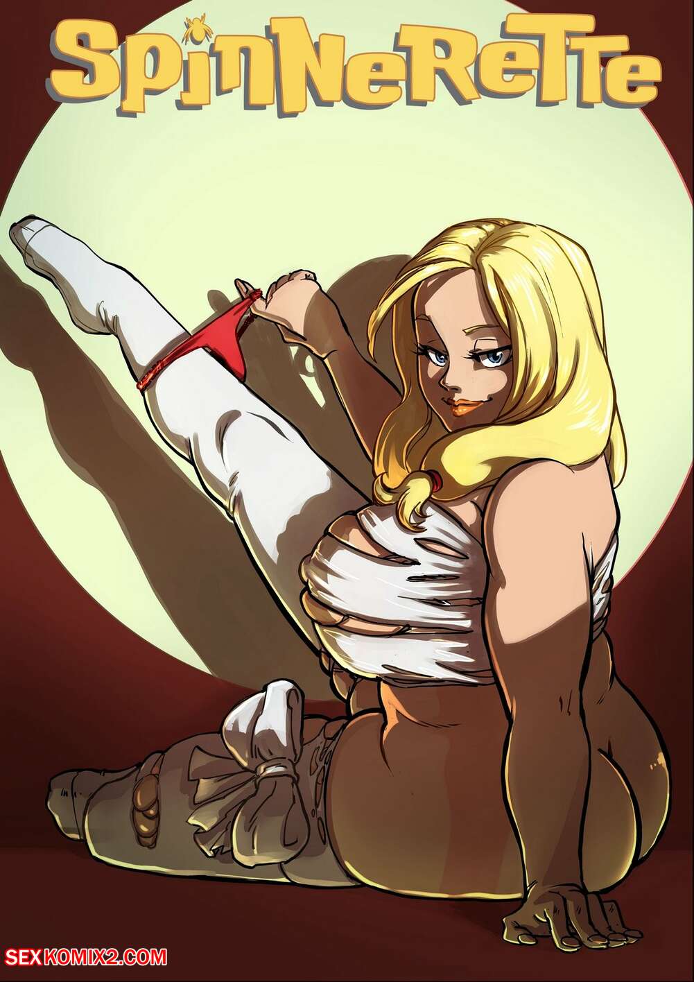 Porn comic Greta X Dr. Universe. Spinnerette