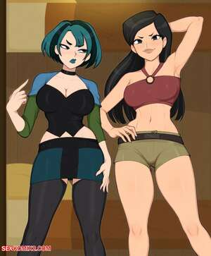 Porn comic Gwen and Heather. Total drama island. Afrobull
