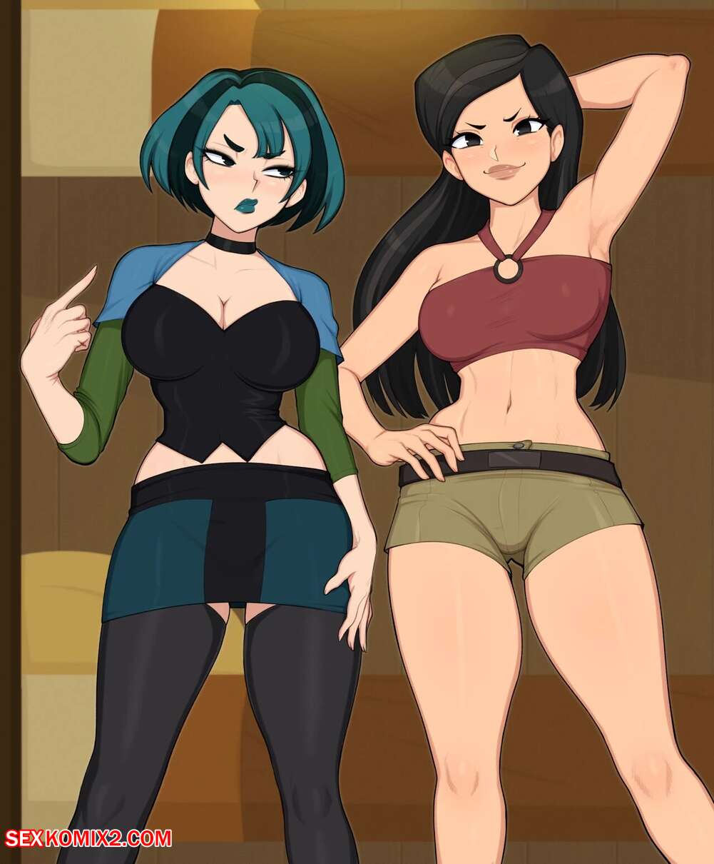 Porn comic Gwen and Heather. Total drama island. Afrobull