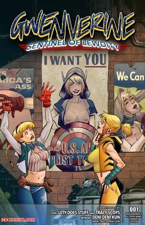 Porn comic Gwenverine. Chapter 1. SpiderMan. Tracy Scops.