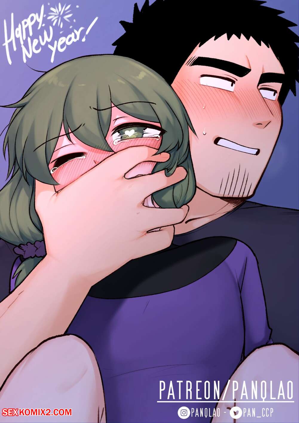 Porn comic Happy New Year. PanQLAO