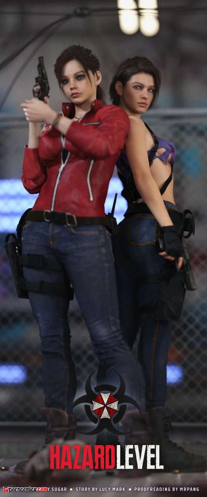 Porn comic Hazard Level. Chapter 1. Resident Evil. Ashley Sugar.