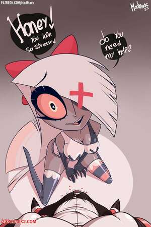 Porn comic Hazbin Hotel. MadMark