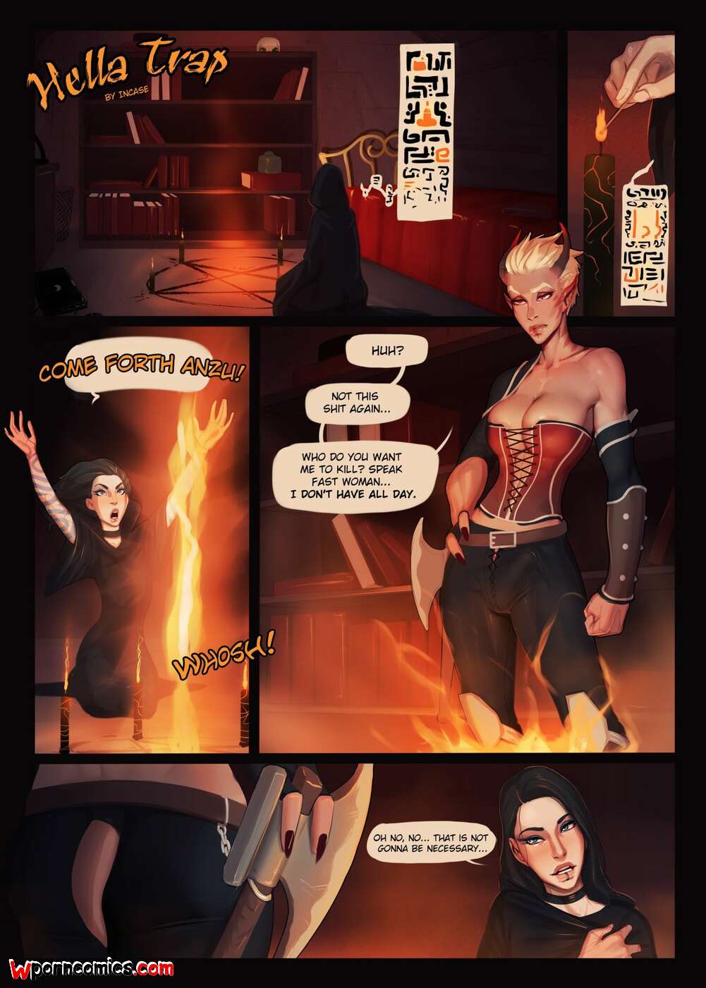 Porn comic Hella Trap. Chapter 1. InCase.