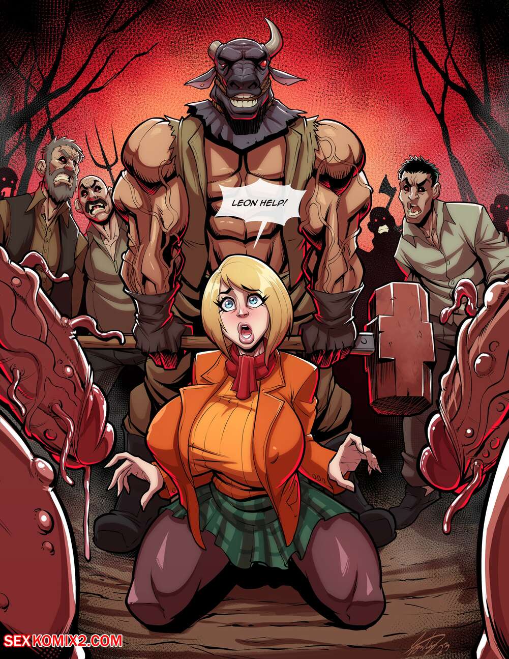 Porn comic Helpless Ashley Graham. Fontez