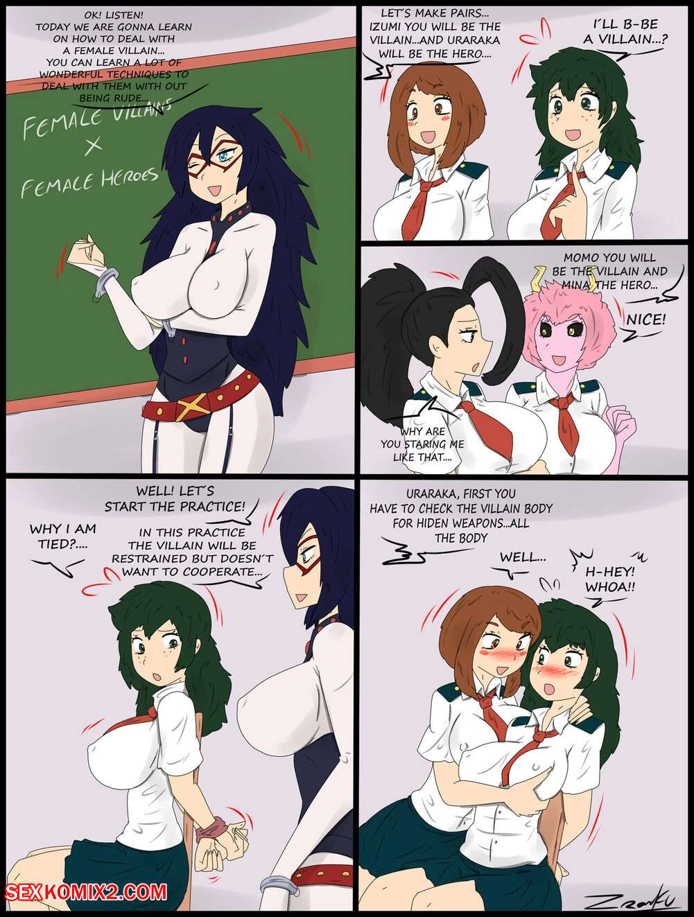 Porn comic Hero Training. Tikoriko
