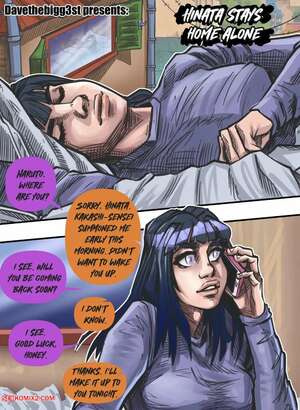 Porn comic Hinata Stays Home Alone. DaveTheBiggest