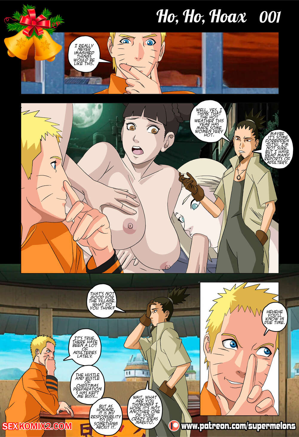 Porn comic Ho Ho Hoax. Super Melons