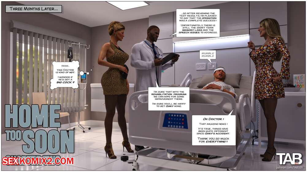 Porn comic Home too Soon. Chapter 2. Tab109