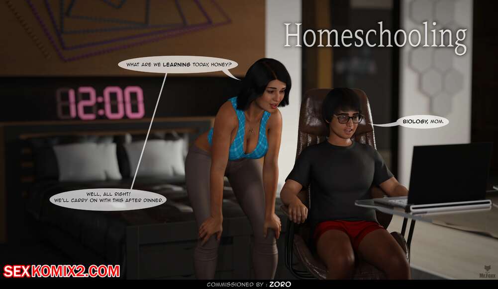 Porn comic HomeSchooling. Mr.FOXX.