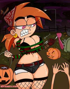 Porn comic Icky Vickys Halloween. BigMantis