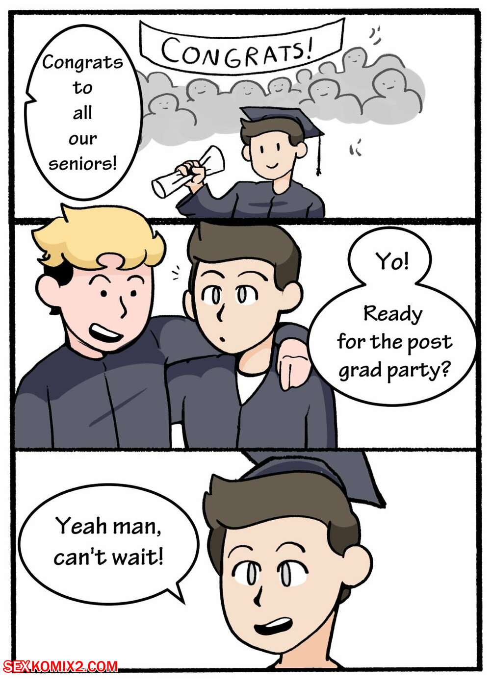 Porn comic Incest Graduation Day. DeadEndDraws.