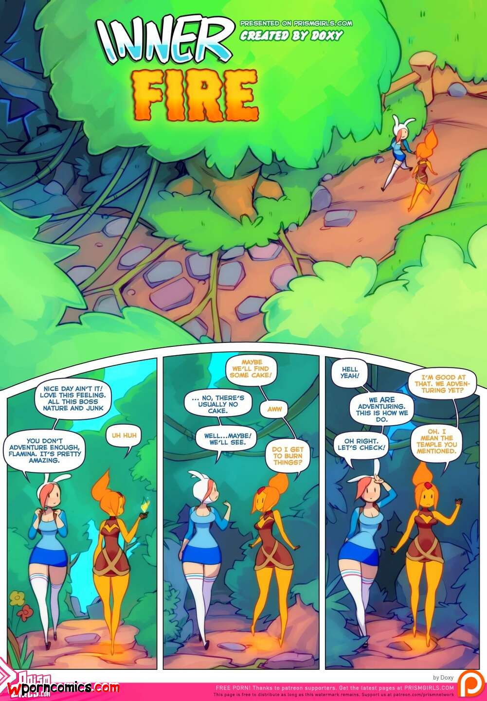 Porn comic Inner Fire. Chapter 1. Adventure Time. Doxy.