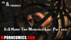 Porn comic Iris. The Monsters Lair. Part 3.