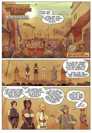 Porn comic It s A Pleasure To Serve. Warhammer.