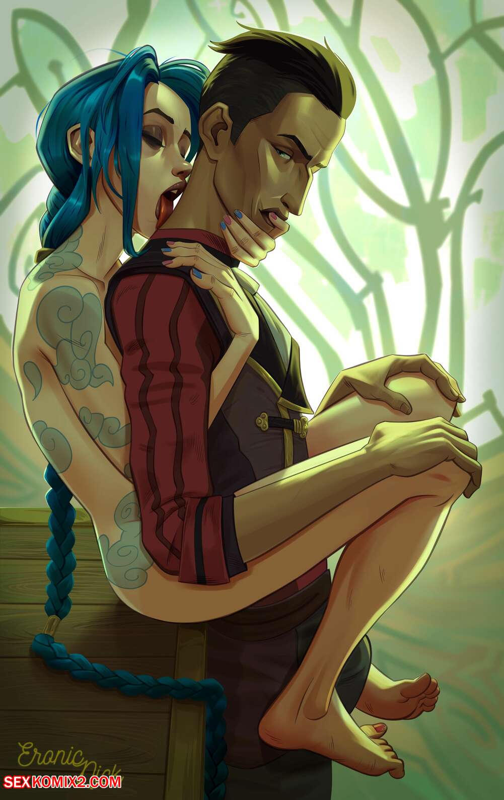 Porn comic Jinx & Silco. Chapter 1. League of Legends. Nick Eronic.