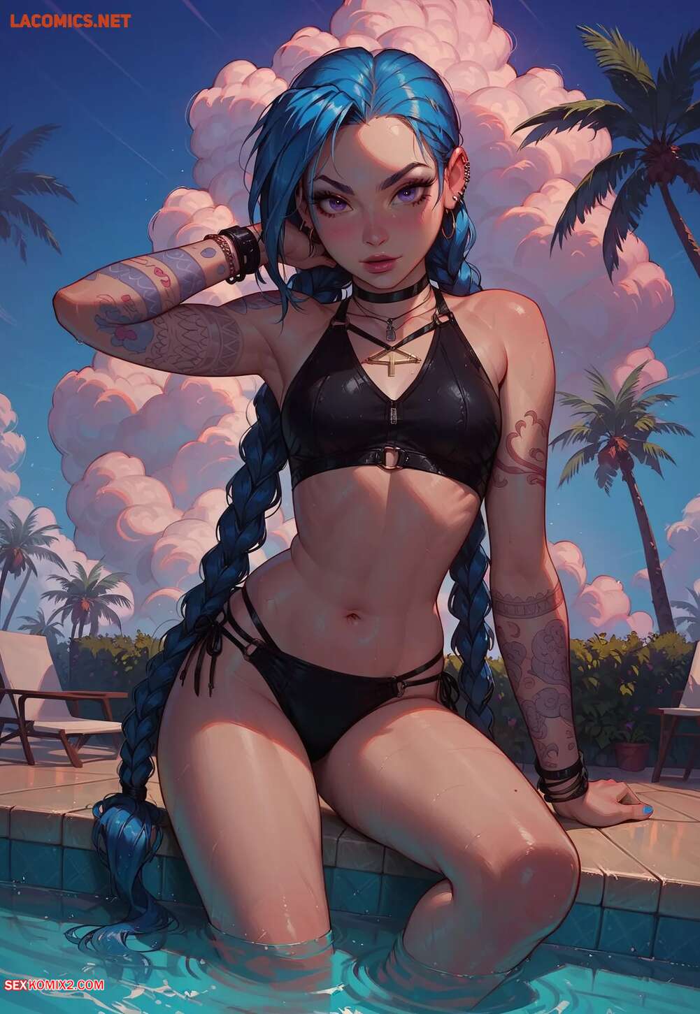 Porn comic Jinx Learns To Relax. LowFireStudios