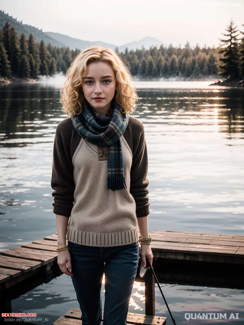 Porn comic Julia Garner. Ozark TV Series. QuantumAI