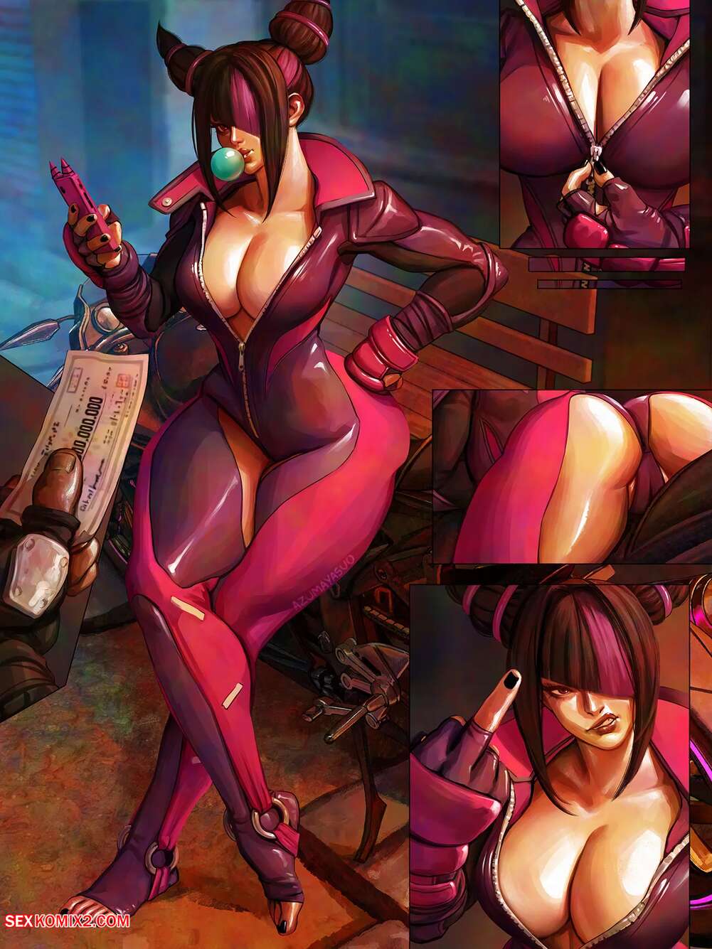 Porn comic Juri Han. Street Fighter. AzumaArts