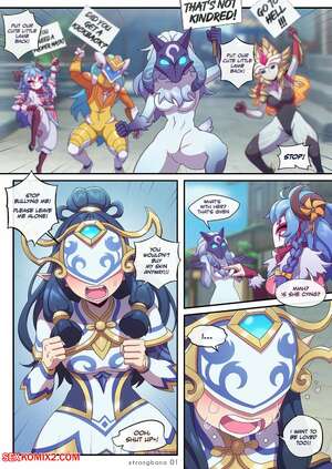 Porn comic Kindred. Strong Bana