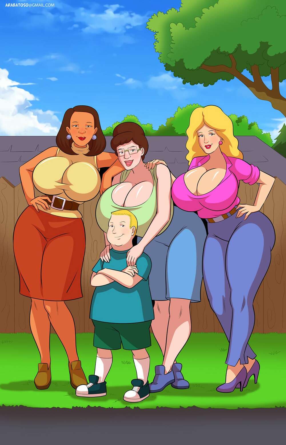 Big tit cartoon moms