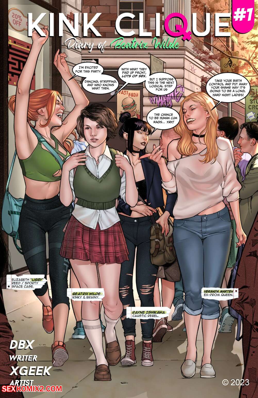 Porn comic Kink Clique. Chapter 1. XGeek.