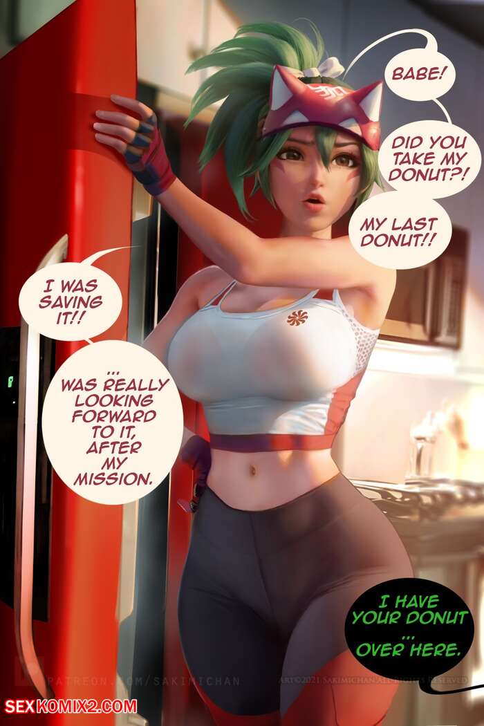 Porn comic Kiriko wants her donut. Overwatch. Sakimi Chan