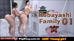 Porn comic Kobayashi Family. Chapter 1. CrazyDad3D