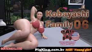 Porn comic Kobayashi Family. Chapter 5. CrazyDad3D