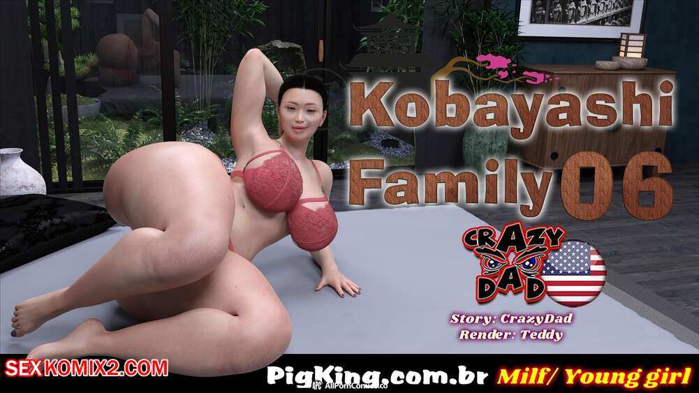 Porn comic Kobayashi Family. Chapter 5. CrazyDad3D
