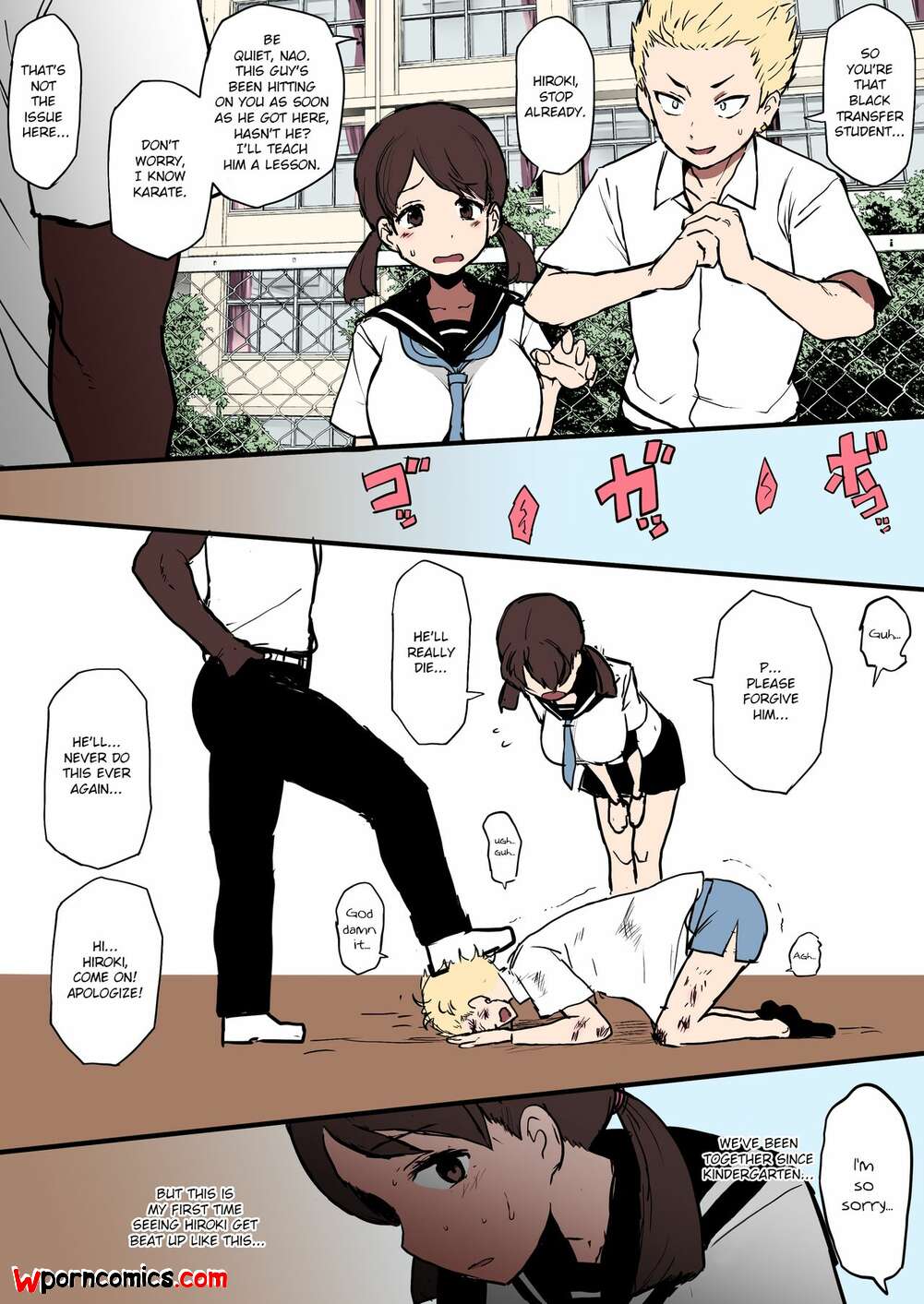 Porn comic Kokujin no Tenkousei NTR. Terasu MC.