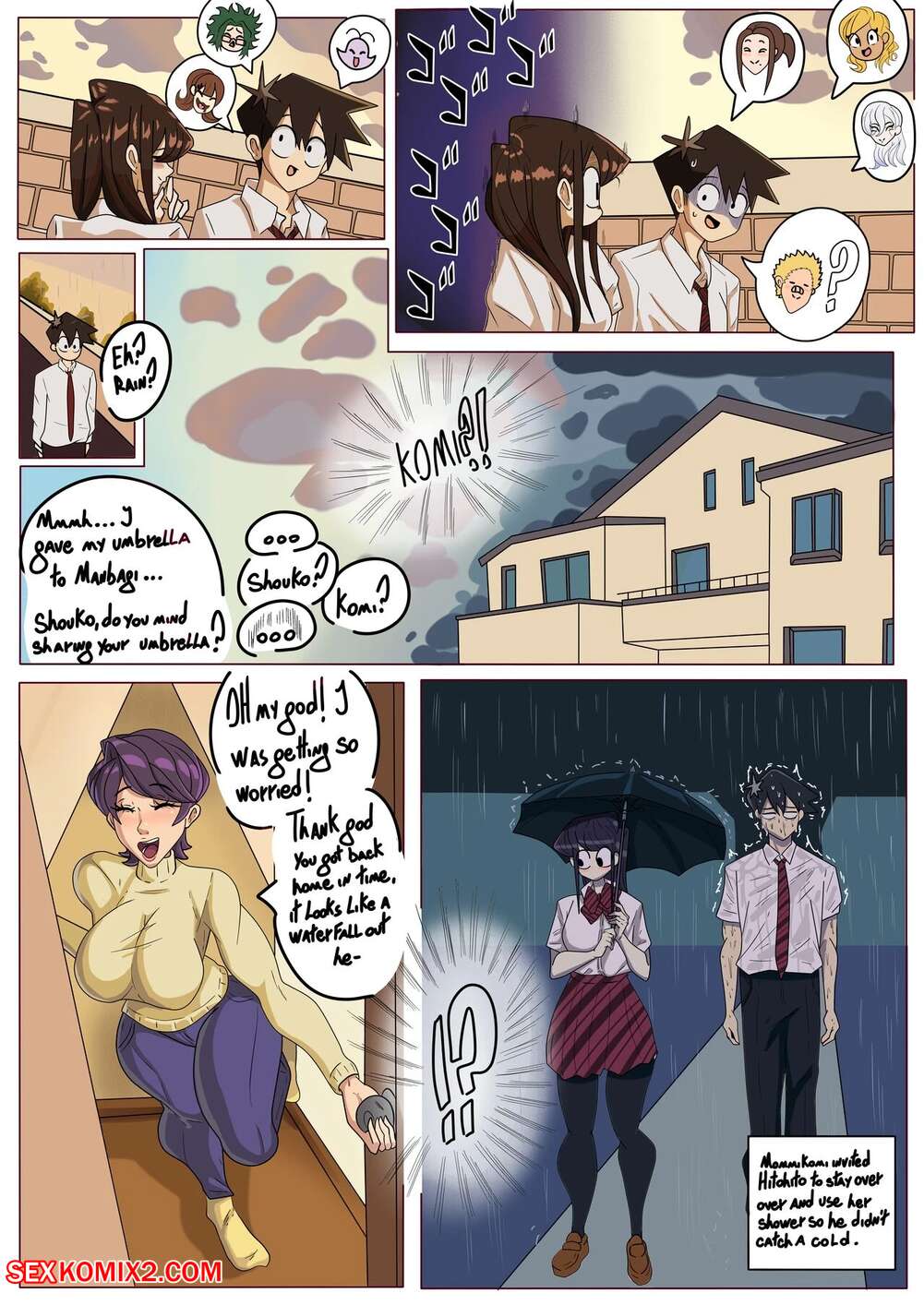 Porn comic Komi San. Sleepless. Daysy Marunss