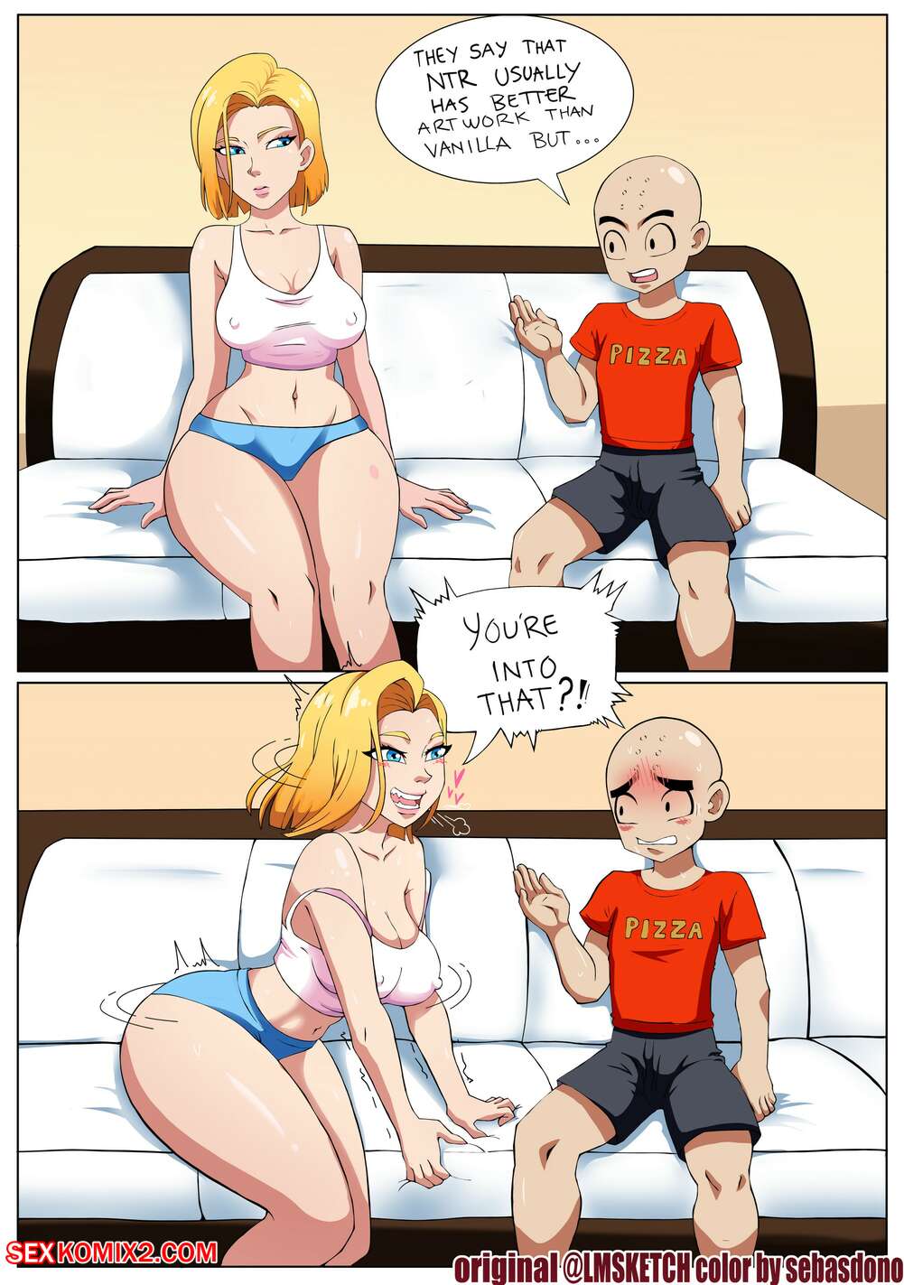 Porn comic Krilin into NTR. sebasdono & LMsketch