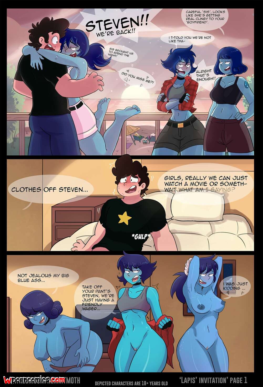 Porn comic Lapis Invitation. Hermit Moth